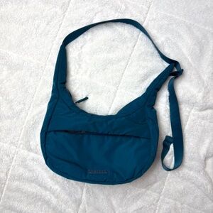 Athleta All About Small Crossbody Hobo Bag in Coastal Teal